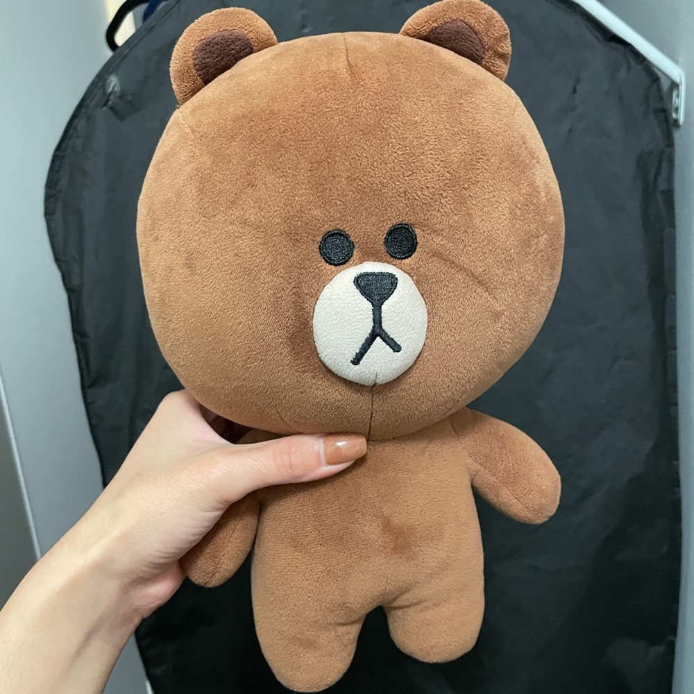 LINE Friends BROWN Standing Plush